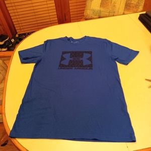 Men's Under Armour Royal Blue Heat Gear T-Shirt.
